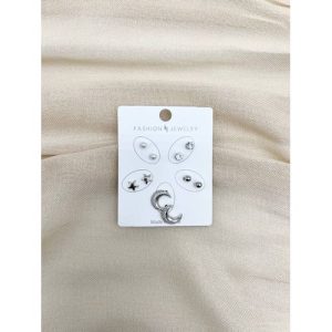 Stars Set Of Earring Fluffy Women's Accessories