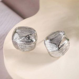 Innovative Design Combining Earrings And Necklace Elements In One Distinctive Piece