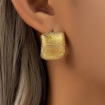 Innovative Design Combining Earrings And Necklace Elements In One Distinctive Piece