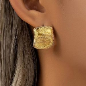 Innovative Design Combining Earrings And Necklace Elements In One Distinctive Piece