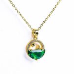 A Captivating Rainbow-colored Glass Stone, Radiating Elegance
