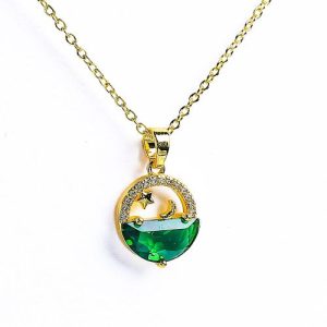 A Captivating Rainbow-colored Glass Stone, Radiating Elegance