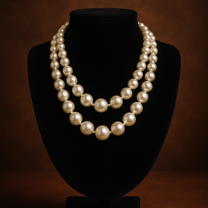 Classic Elegant Pearl Necklace dual