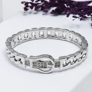 Belt Of Bracelet Fluffy Women Accessories -Silver