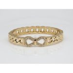 Bow Shape Bold Bracelet Of Fluffy Women's Accessories-Gold