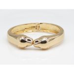 Snake With Two Heads Bold Bracelet Of Fluffy Women's Accessories-Gold