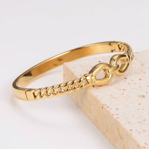 Fluffy Stainless Steel Elegant Bracelet