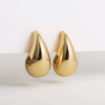 Fluffy Stainless Steel Statement Hoops