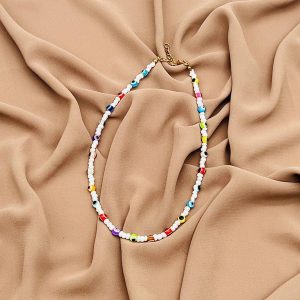 fluffy - ColorPop Thin Necklace