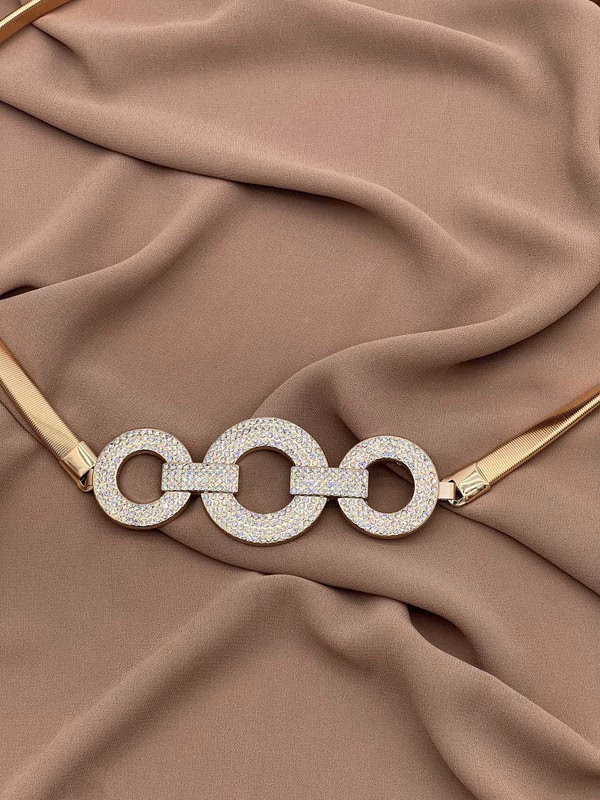 Circle metal belt – Gold