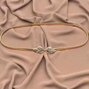 Gold metal leaf belt