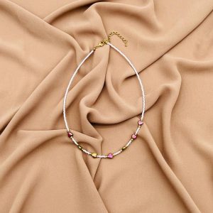 fluffy - ColorPop Thin Necklace