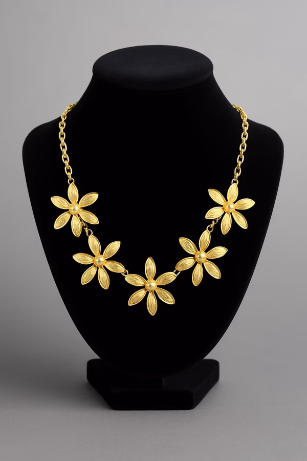 Golden Blossom Necklace